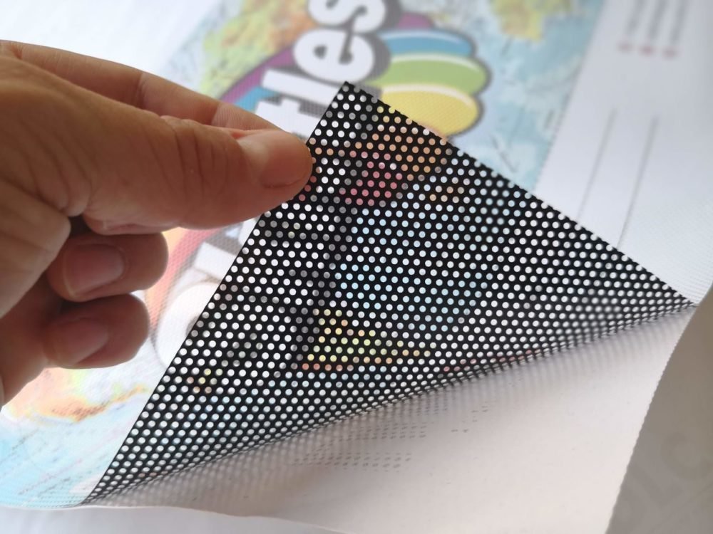 перфо пленка при отклеивании образец