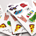 цветные стикеры большой партией