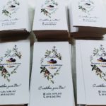 визитки с цветами