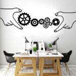 черная наклейка