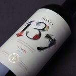 наклейка на бутылку вина