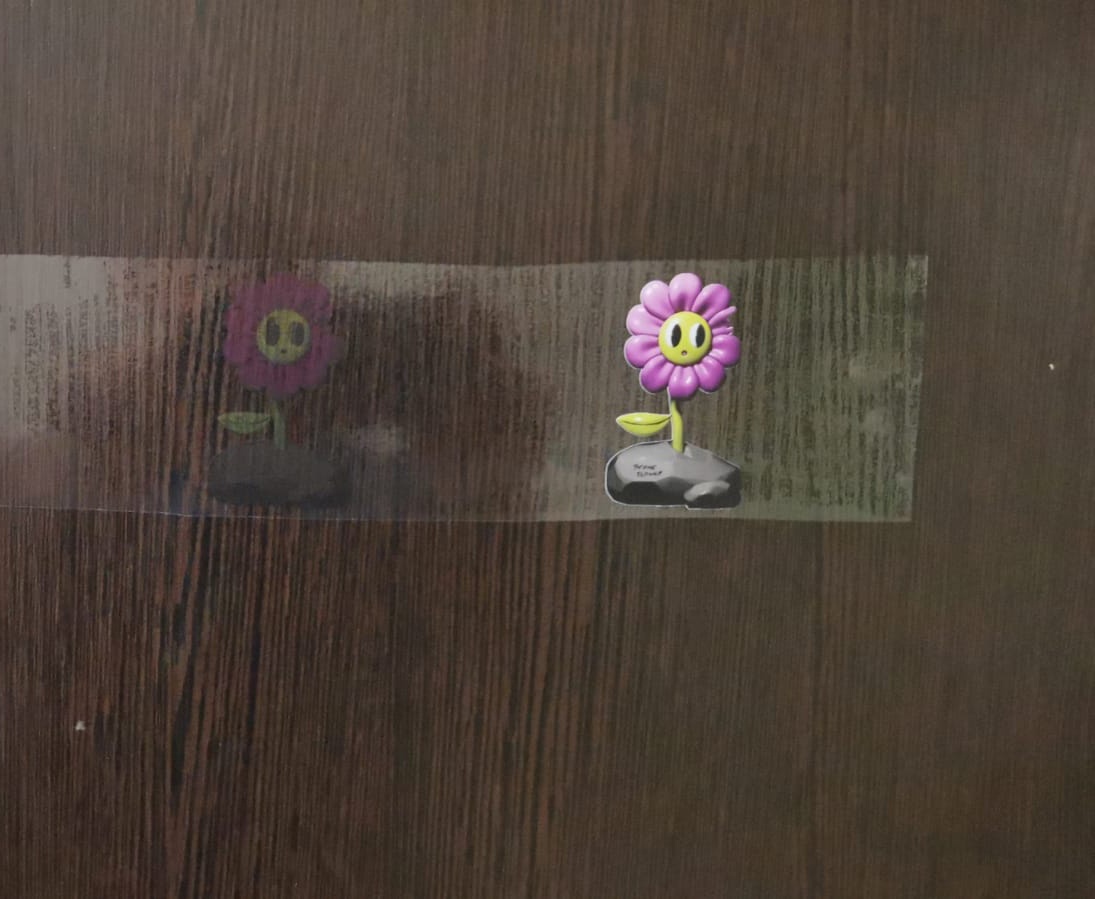 Белый цвет под изображением